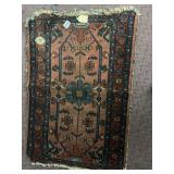 HAND WOVEN RUG 22 X 32