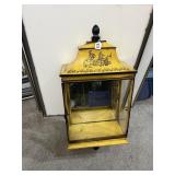 METAL WALL SHELF 31" H X 14" W X 7" D, NO GLASS