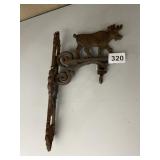 IRON WALL DECORATION TO HANG A BASKET OR BELL