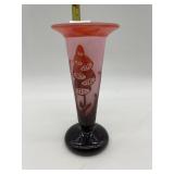 CAMEO GLASS VASE "DIGITALIS" 1924