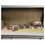 PRICE PRODUCTS CAST IRON HORSE DRAWN WAGON WITH