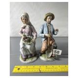 FARMING COUPLE FIGURINES