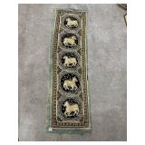 HORSE TAPESTRY 56" X 16", BEADED & SEQUIN