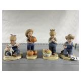 4 DENIN DAYS FIGURINES