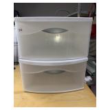 STERLITE 2 DRAWER PLASTIC BIN 20X18X22 CRACK ON