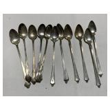 6 STERLING MONOGRAM MCI TEASPOONS 4.57 OZT OTHER