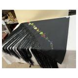 BEAUTIFUL SCARF W/ HAND STITCHING