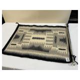 WOOL NAVAJO WALL HANGER - STORM PATTERN
