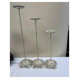 CAST CANDLE HOLDERS 20.5" H THE TALLEST ONE