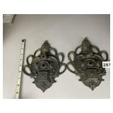 DECORATIVE IRON WALL BRACKETS