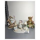 FIGURINES, ONE NEEDS REPAIR