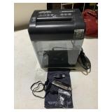 FELLOWES TABLETOP SHREDDER, MEMORY STICKS, CAMERA