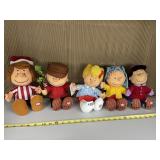 4 HALLMARK PEANUT CHARACTER PLUSH WITH SOUND