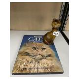 CAT BOTTLE AND BEAUTIFUL CATS BOOK