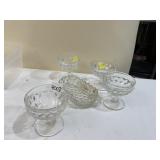 FOSTORIA SHERBET, CANDLE HOLDERS