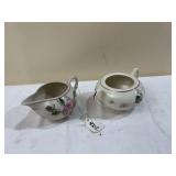 VINTAGE CREAMER, SUGAR  NO LID