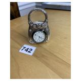 DESKTOP PURSE SHAPE CLOCK BRIGHTON