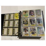 BINDER FILLED WITH PIRATES BASEBALL CARDS