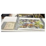 24 X 18 INCH MARVEL SUPERHERO LITHOGRAPH NUMBERED