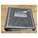 FOOTBALL CARD ALBUM 3 INCH D RING WITH 50 HEAVY