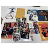 ASSORTED SPORTS CARD PROMO SHEETS INCLUDING