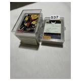 DC COMICS 180 CARD SET 1991 INTO HARD SHELL