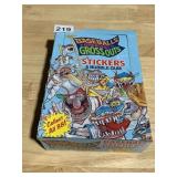 BASEBALL GREATEST GROSS OUTS STICKER AND BASEBALL