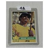 1976 TOPPS #500 REGGIE JACKSON NICE CONDITION