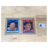 1959 TOPPS NELLIE FOX ALL-STAR NUMBER 556 AND