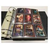 STAR TREK 1991 FULL BINDER OF CARDS