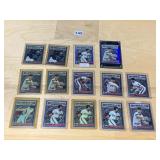 14 ASSORTED 1993 TOPPS FINEST BASEBALL CARDS