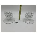 BUBBLE AND TULIP - DUNCAN MILLER CANDLE HOLDERS