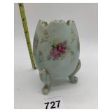 INARCO 1962 FOOTED LEG EGG SHAPE HAND PAINTED