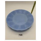 NAPOLI BLUE SALAD PLATES SET OF 5