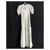 VINTAGE CHRISTENING DRESS   9.5" ACROSS