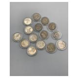 15 LIBERTY DOLLARS INCLUDING (2) 1979, 80, 80 ONE