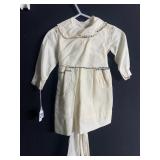 ANTIQUE BABY DRESS WITH BLANKET STITCHING