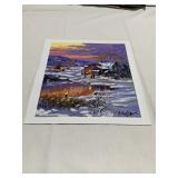 DEL SIGNORE "LETANG" - SERIGRAPH - AP 3/20 SIGNED