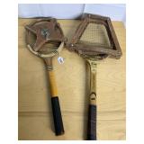 VINTAGE RAWLING TENNIS RACKETS EARL BUCHHOLZ