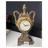 WINCHESTER QUARTZ MANTLE CLOCK METAL