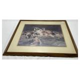 DOG PRINT 32" X 26" SIGNED EDM. H OSTHAUS