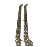 ORNATE IRON WORK COULD BE BED OR DOOR SURROUNDS