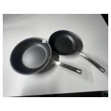KIRKLAND SIGNATURE FRYING PANS 12"  AND 10"