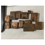 COPPER WOOD BLOCKS