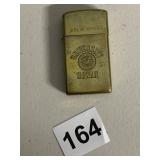 ZIPPO BRASS LIGHTER ENGRAVED FRONT UNIVERSITY OF