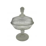 DUNCAN MILLER THREE FACE COVERED CANDY W/ LID -