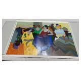 ITZCHAK TARKAY- "AT THE CAFï¿½" SILKSCREEN 34/50