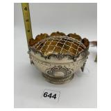 SILVER PLATE FLOWER ARRANGER