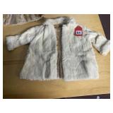 VINTAGE WHITE FUR CHILD