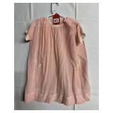 ANTIQUE PINK LITTLE GIRLS DRESS W/ LACE ON